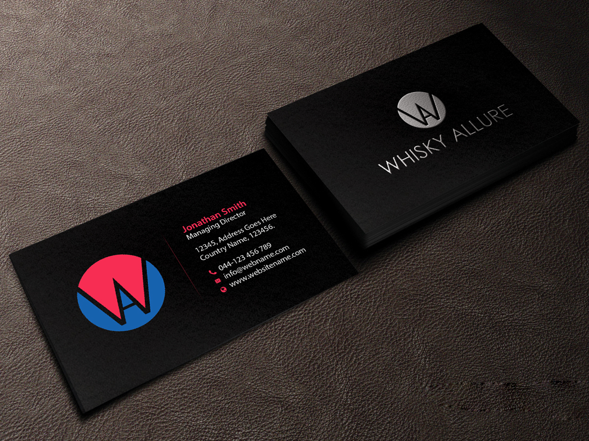 Logo Design by Creations Box 2015 for Whisky Allure | Design #11966119