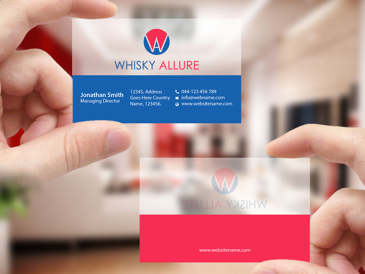 Logo Design by Creations Box 2015 for Whisky Allure | Design #11966122