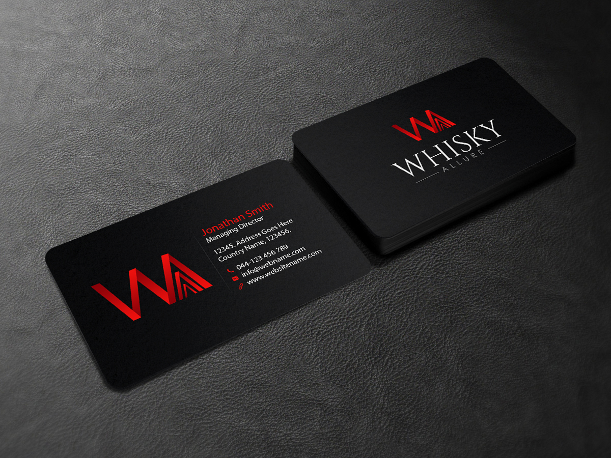 Logo Design by Creations Box 2015 for Whisky Allure | Design #11966125