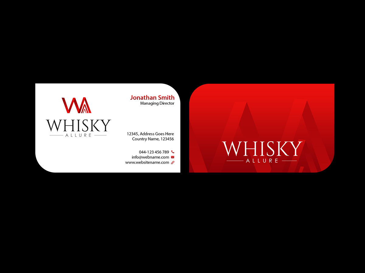 Logo Design by Creations Box 2015 for Whisky Allure | Design #11966139