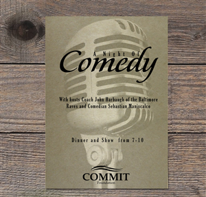 A Night of Comedy | 20 Invitation Designs for a business in United States