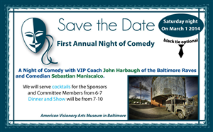 A Night of Comedy | Invitation Design by Hatem