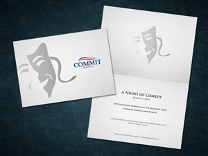 A Night of Comedy | Invitation Design by Enzzok