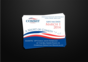 A Night of Comedy | Invitation Design by Amduat Design