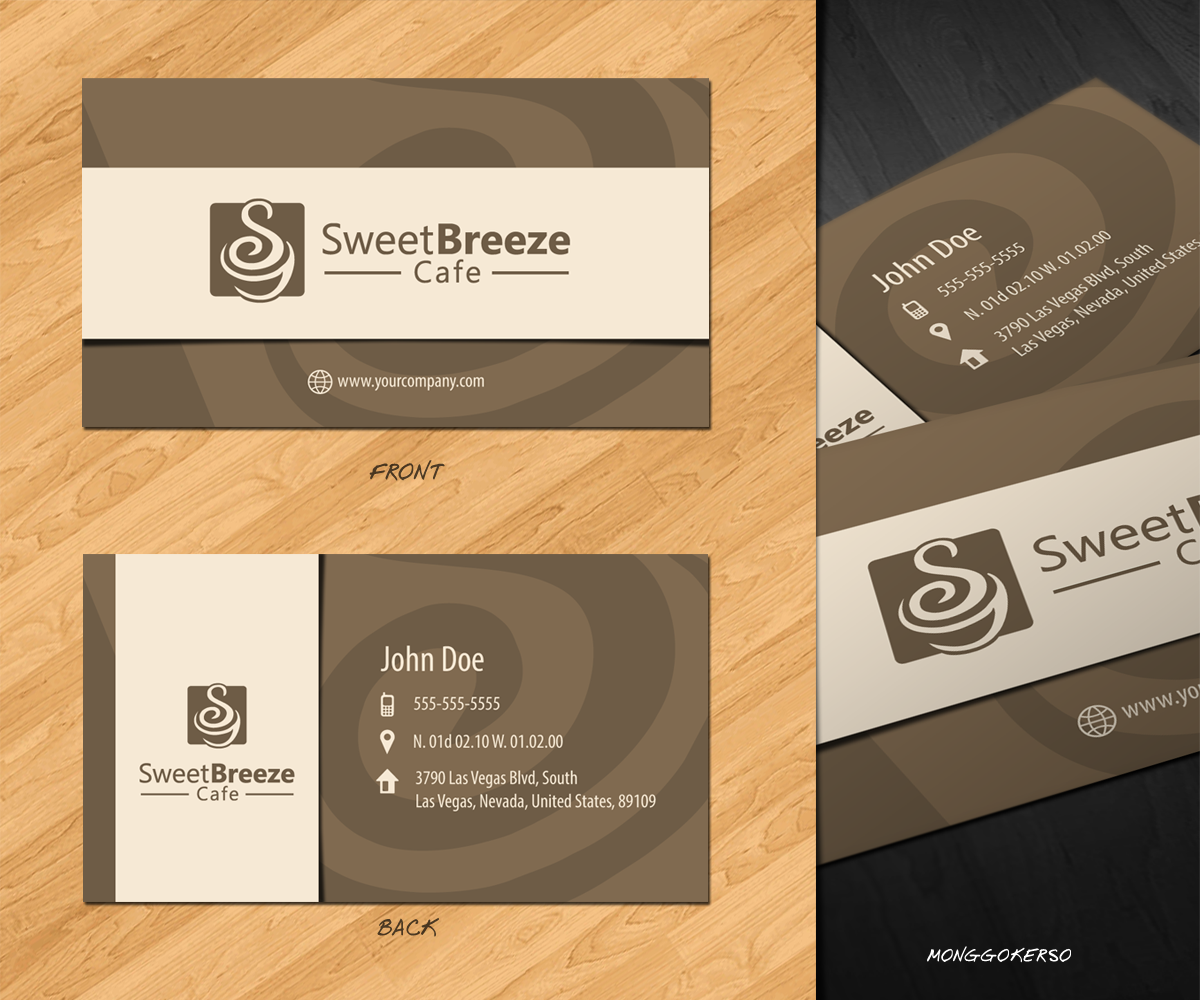 Business Card Design by Monggokerso for this project | Design #2373982