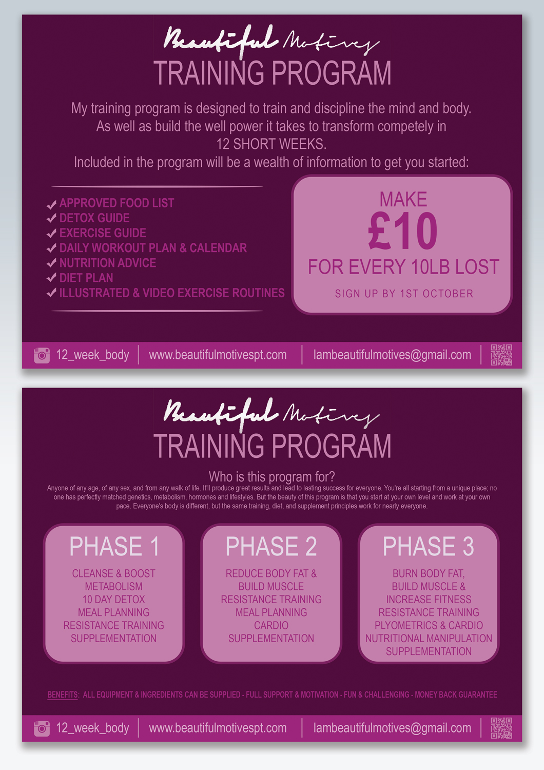 Flyer Design by leuchi for Beautiful Motives | Design #11972315