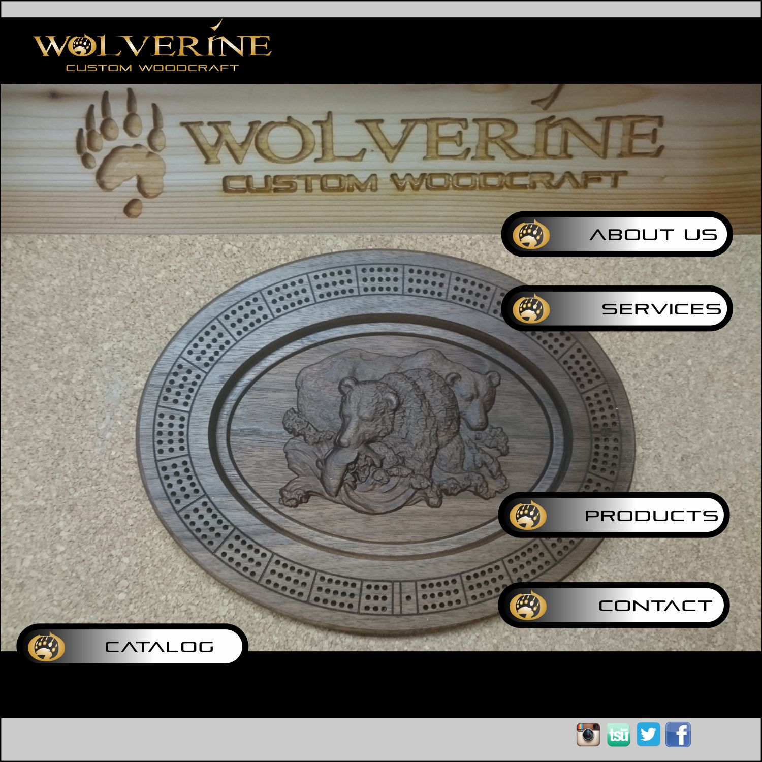 Diseño Web por keynesis para Wolverine Custom Woodcraft | Diseño #11973167