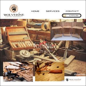 Web Design by keynesis for Wolverine Custom Woodcraft | Design #12005497