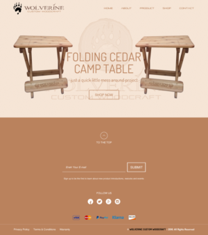 Web Design by rightway for Wolverine Custom Woodcraft | Design: #11979918