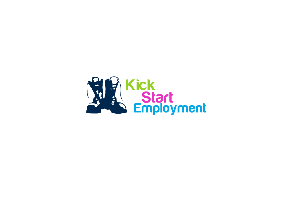 Bold, Playful, Employment Agency Logo Design for Kick Start Employment