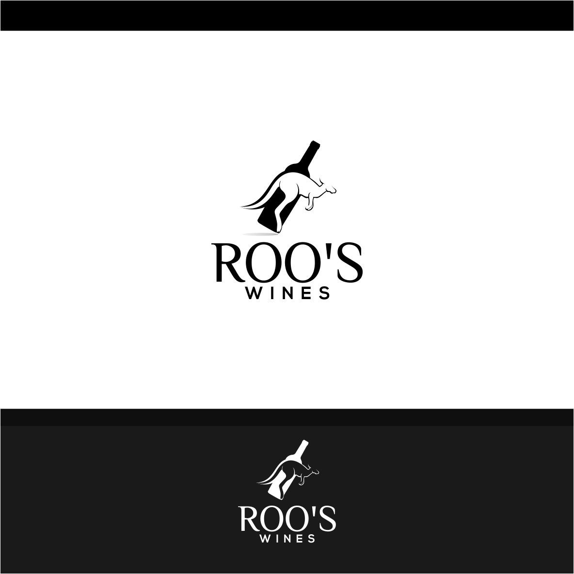 Logo Design by ecorokerz for Roo's wines | Design #11977150