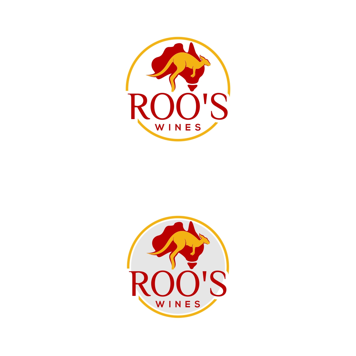 Logo Design by ecorokerz for Roo's wines | Design #11991943
