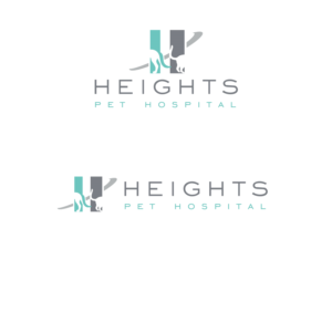 Logo Design by emptyboxgraphics for Heights Pet Hospital | Design: #12013144