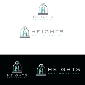 Logo Design by emptyboxgraphics for Heights Pet Hospital | Design: #12138590