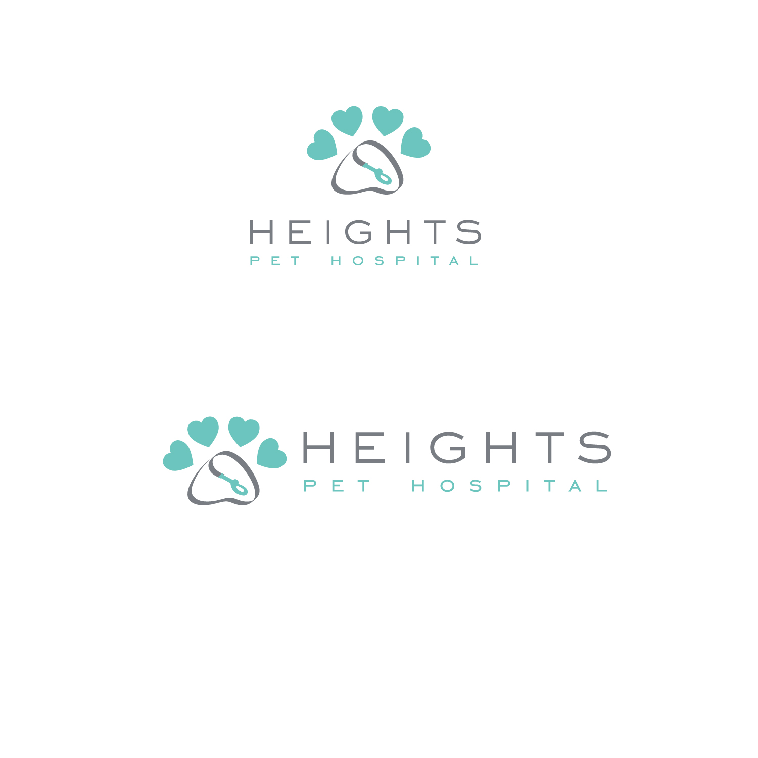 Diseño de Logo por emptyboxgraphics para Heights Pet Hospital | Diseño #12176572