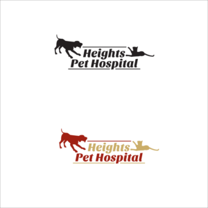 Logo Design by RLW DESIGN for Heights Pet Hospital | Design: #12007858
