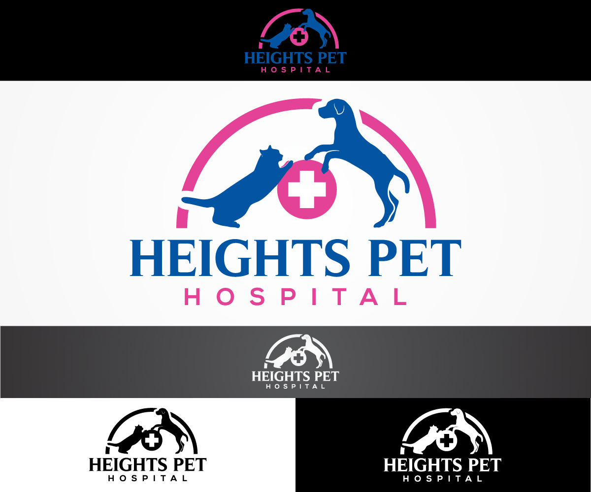Logo Design by sangeloenriquez for Heights Pet Hospital | Design #11995082