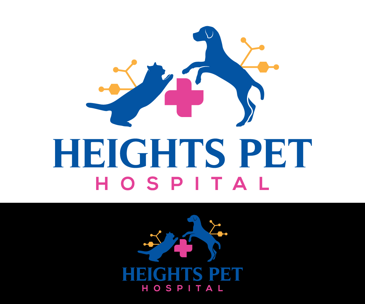 Logo Design by sangeloenriquez for Heights Pet Hospital | Design #11998891