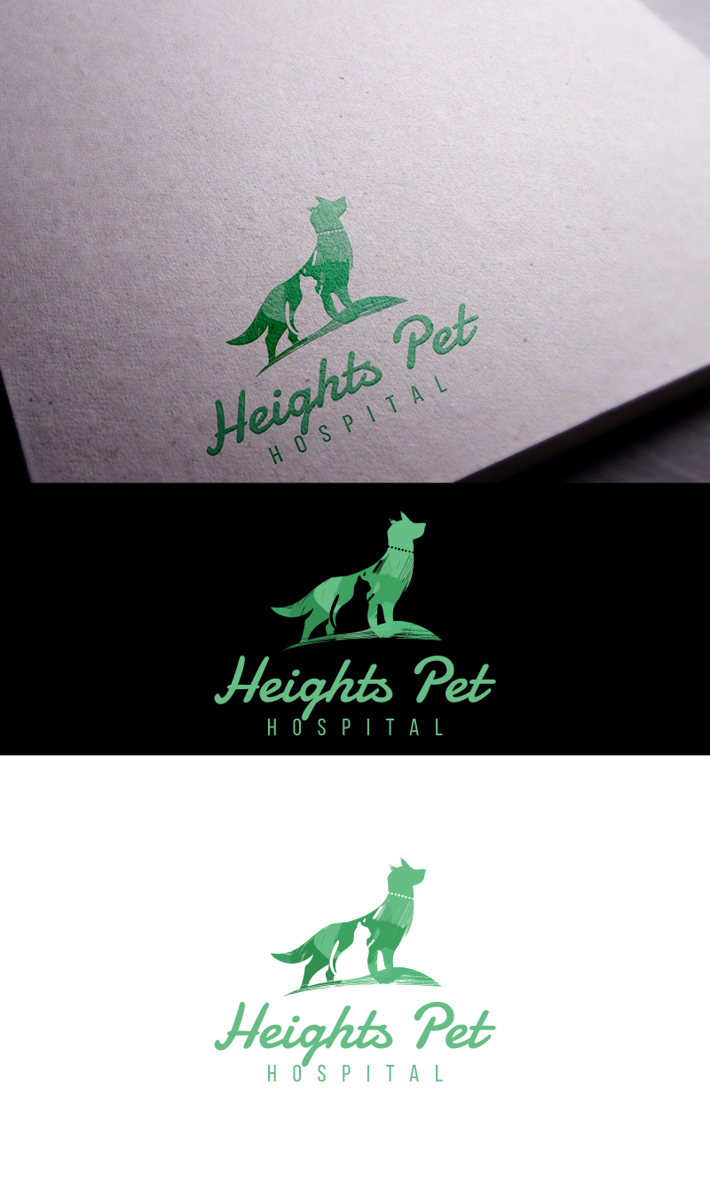 Diseño de Logo por logo_s para Heights Pet Hospital | Diseño #12030487