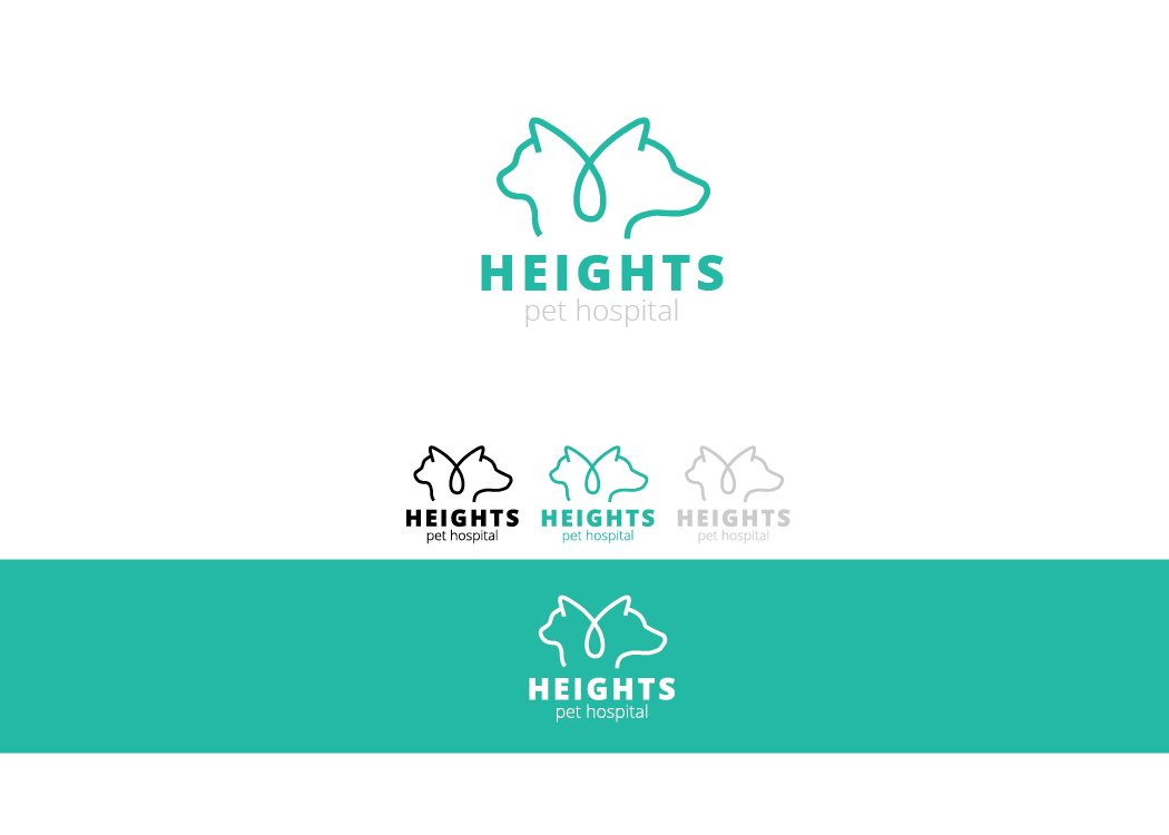 Diseño de Logo por Mandy Illustrator para Heights Pet Hospital | Diseño #12012087