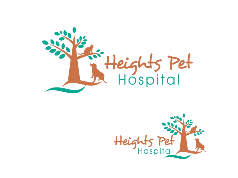 Diseño de Logo por Savitra para Heights Pet Hospital | Diseño #12032873