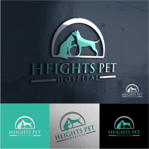 Logo Design by pringlebermudez23 for Heights Pet Hospital | Design: #12113999
