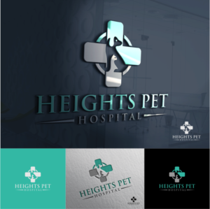 Logo Design by pringlebermudez23 for Heights Pet Hospital | Design: #12280262