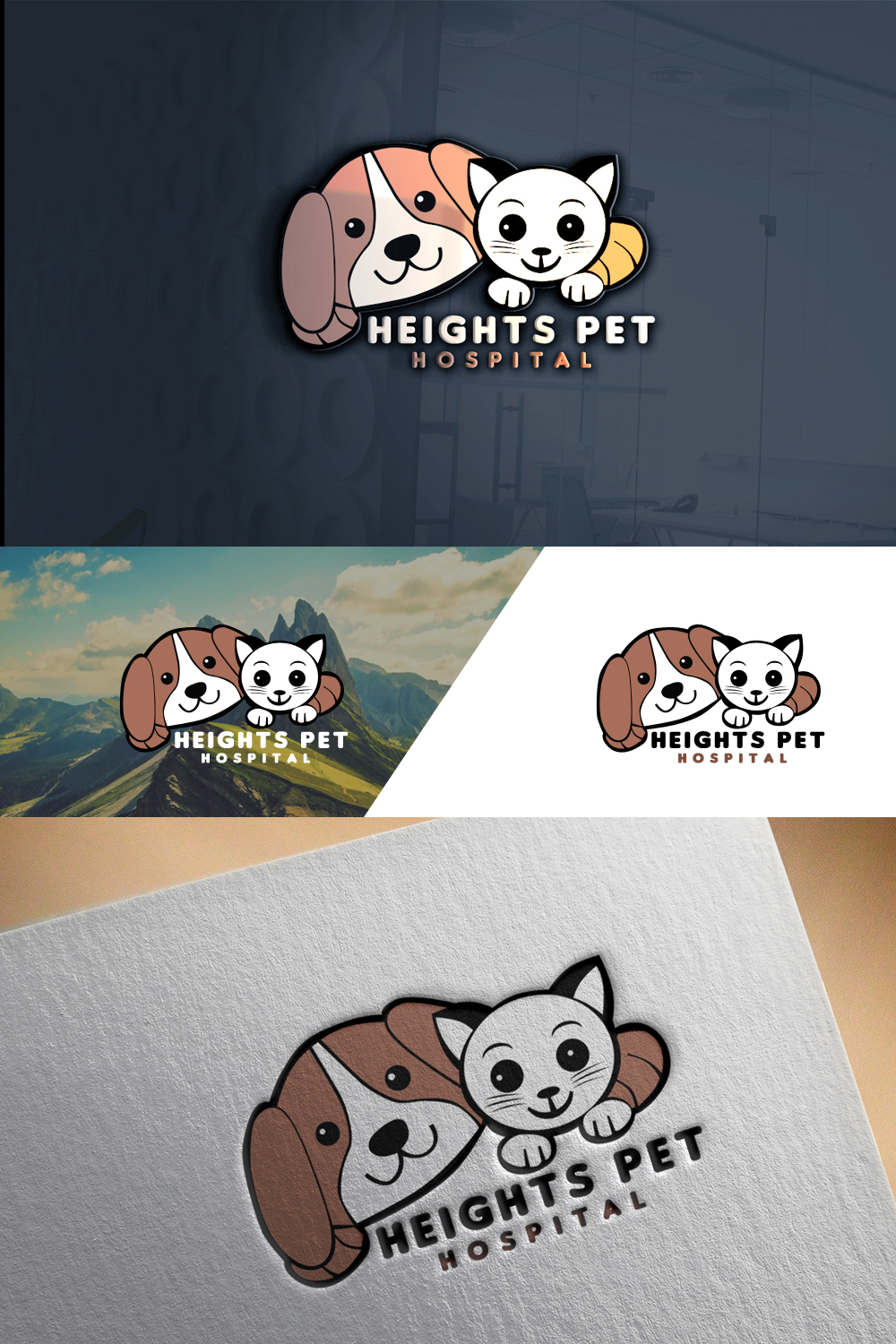Logo Design by EA Designs for Heights Pet Hospital | Design #12309005