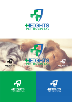Logo Design by dailygraphics for Heights Pet Hospital | Design: #12116591