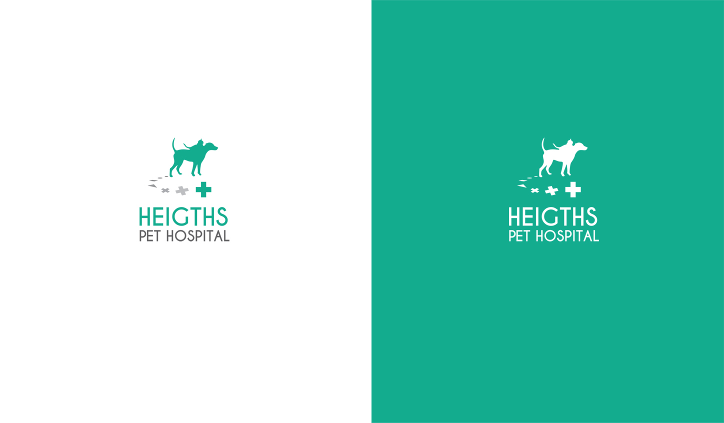 Logo Design by petowesd for Heights Pet Hospital | Design #12023754