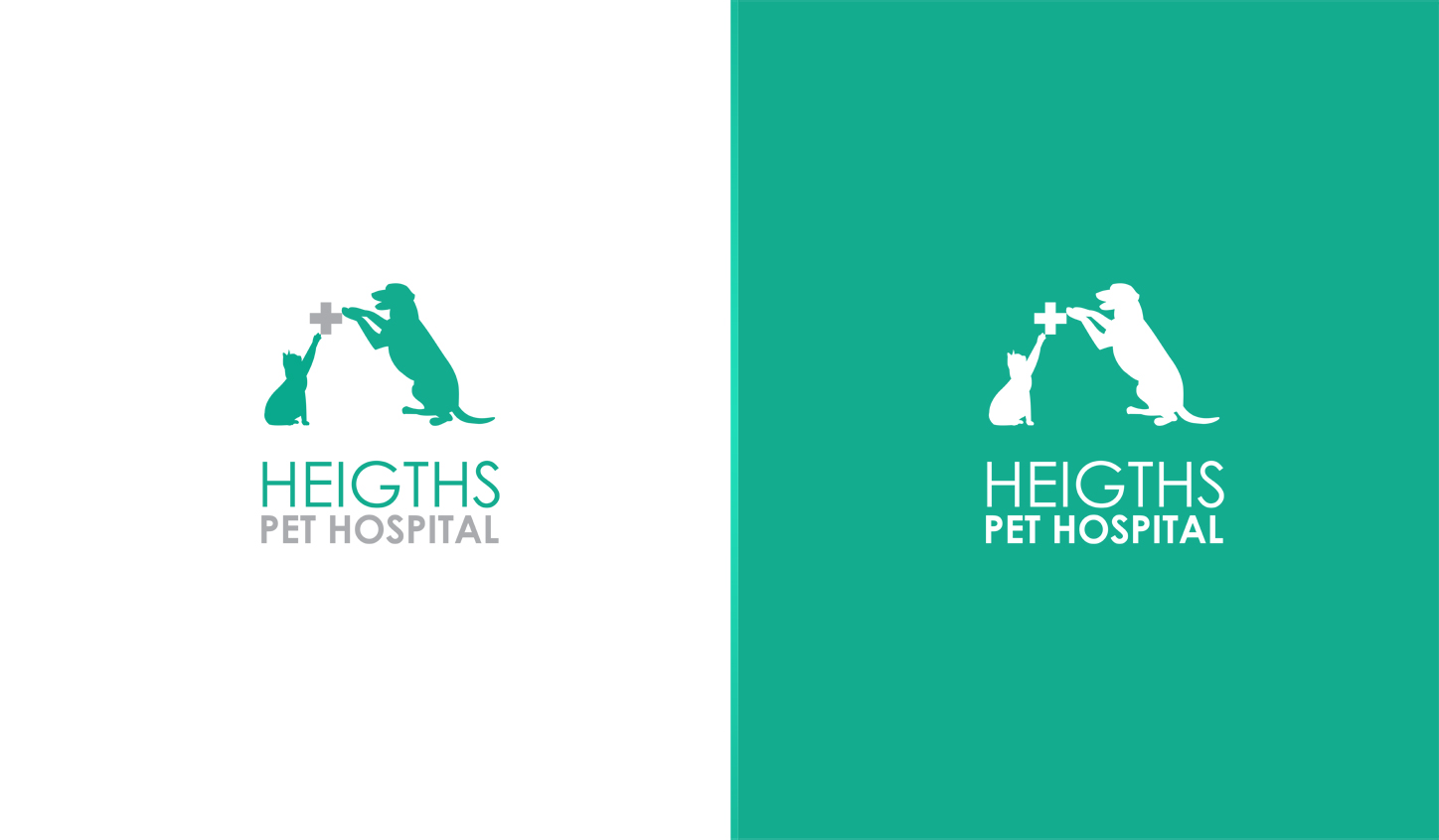Logo Design by petowesd for Heights Pet Hospital | Design #12027393