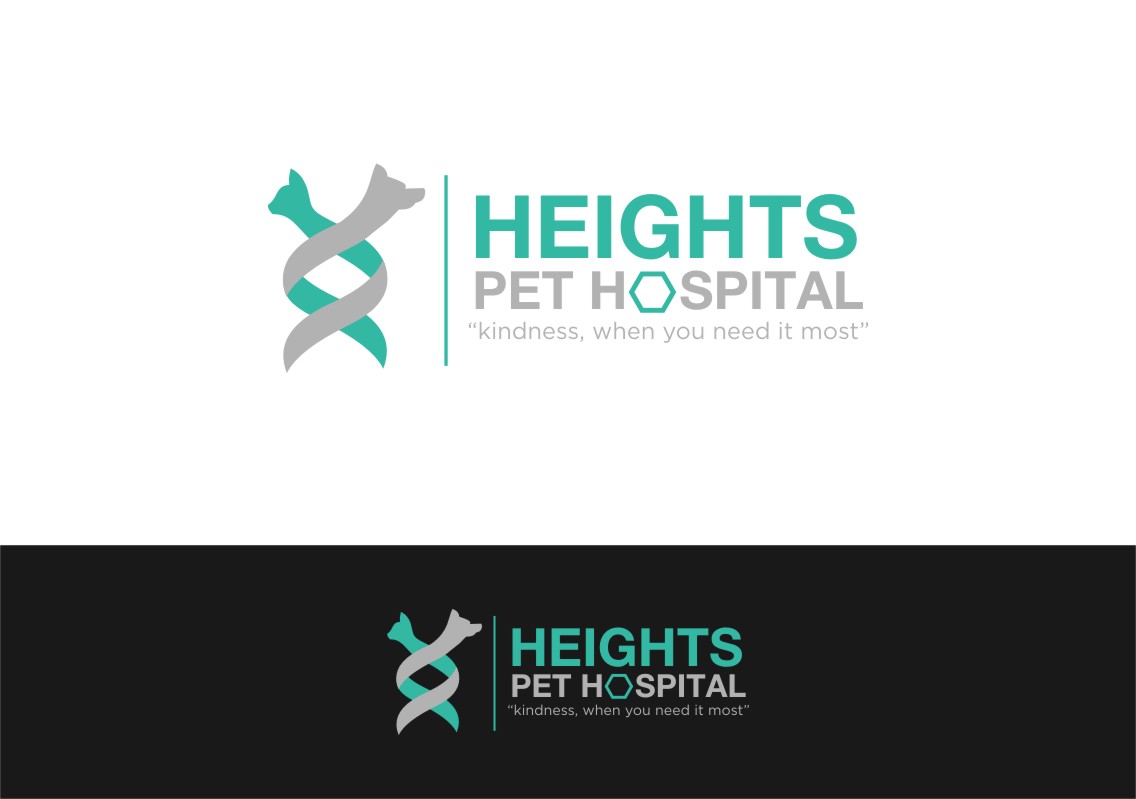 Logo Design by Miho sakaguchi for Heights Pet Hospital | Design #12042223