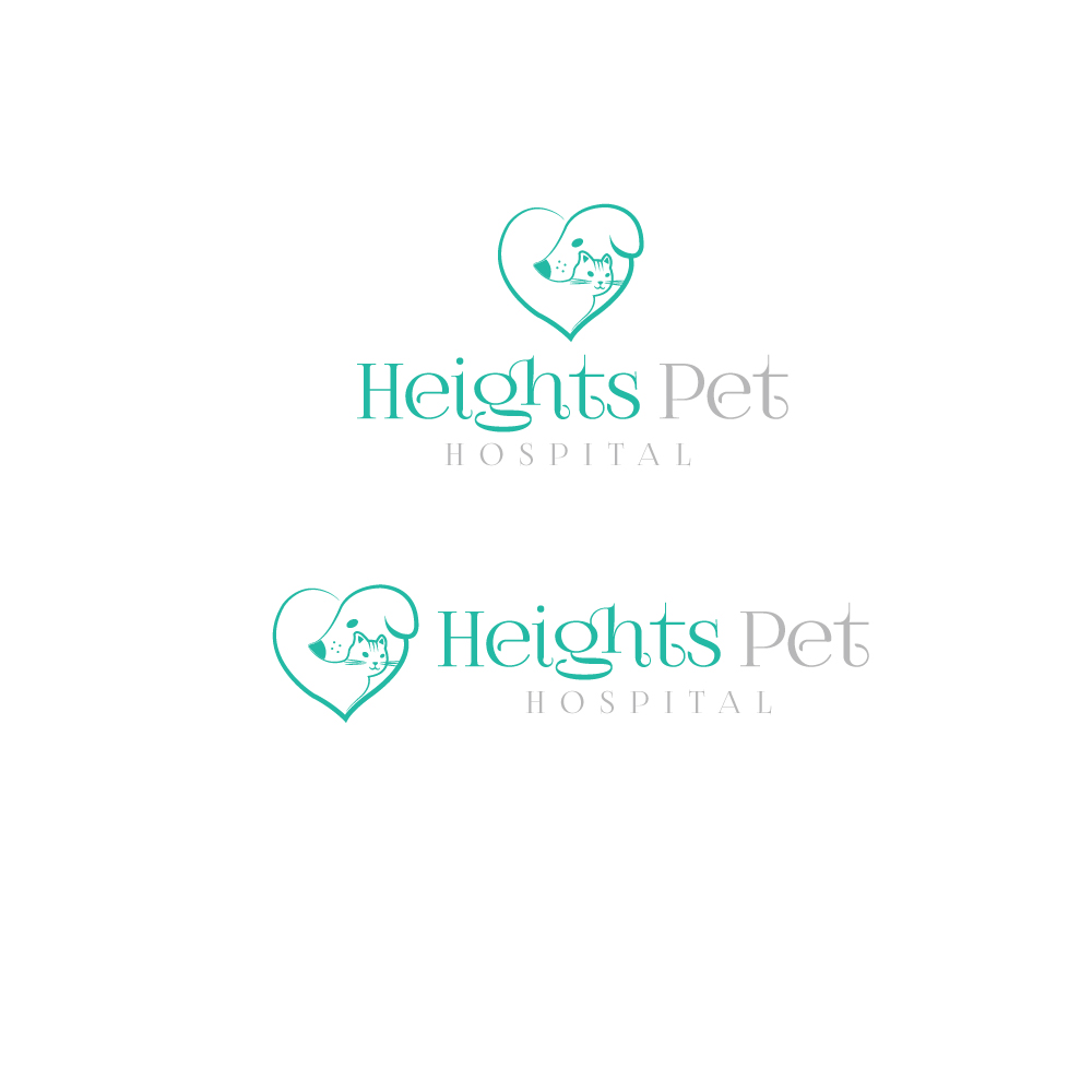 Diseño de Logo por bethippert para Heights Pet Hospital | Diseño #12050210