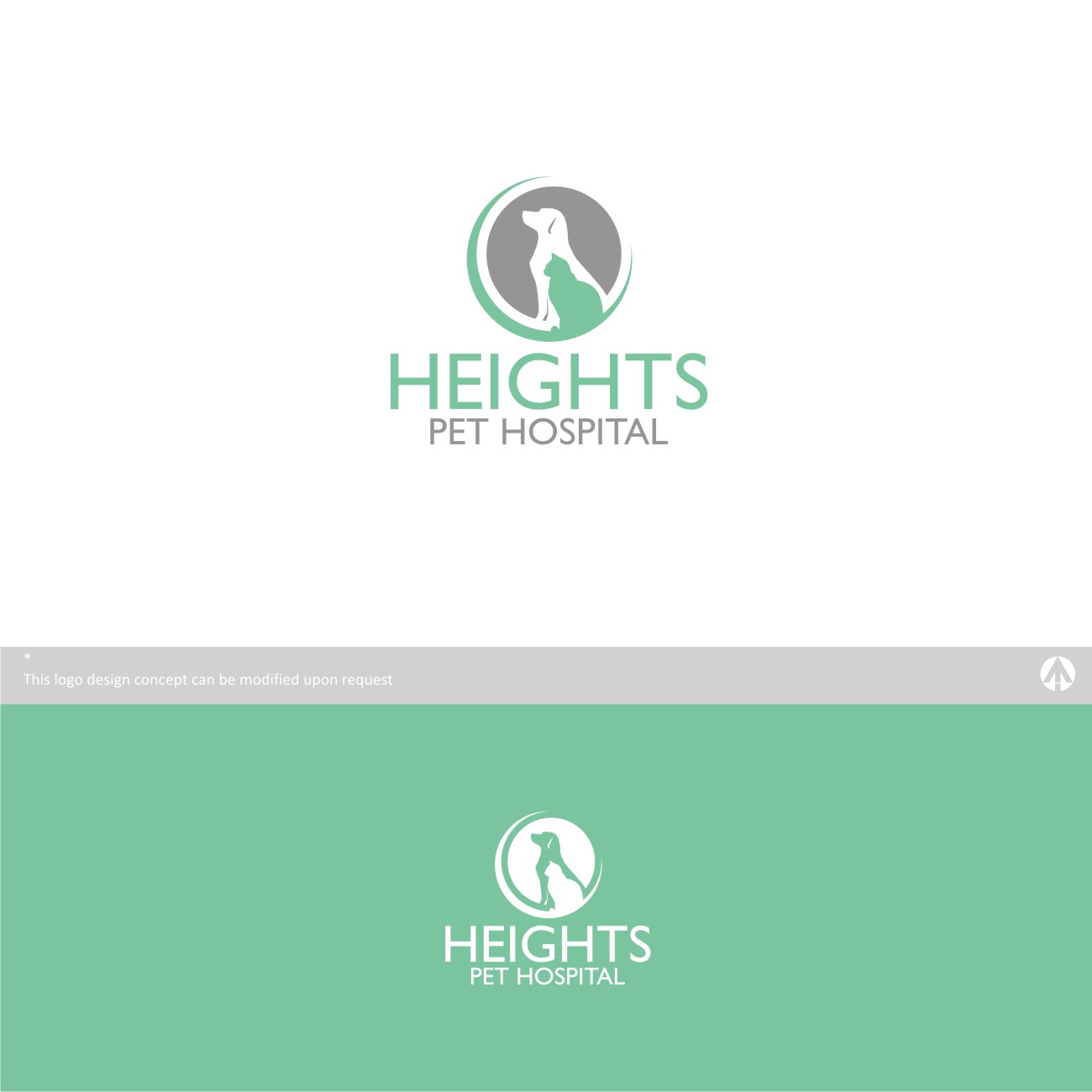 Logo Design by MBARO for Heights Pet Hospital | Design #12057839
