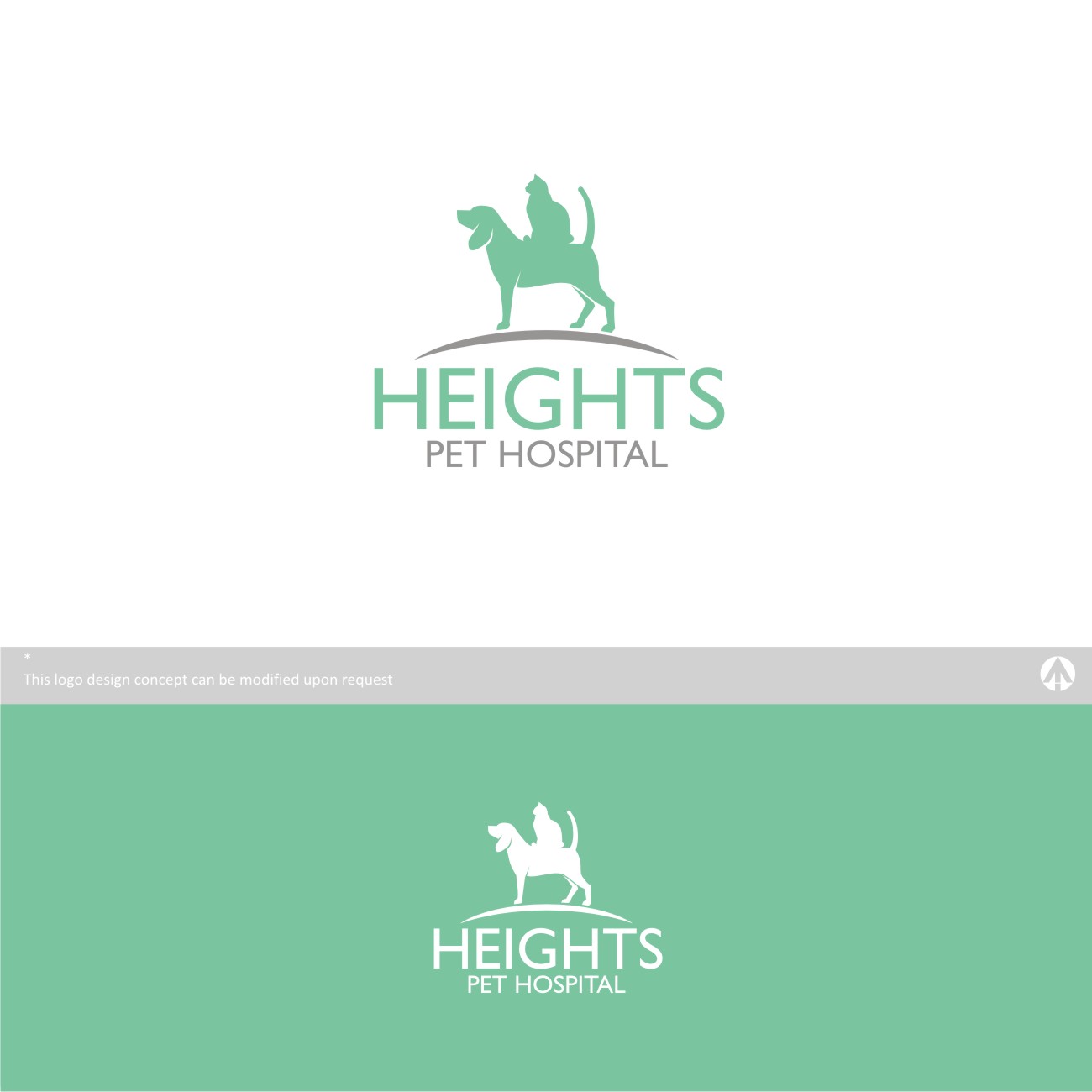 Logo Design by MBARO for Heights Pet Hospital | Design #12076189