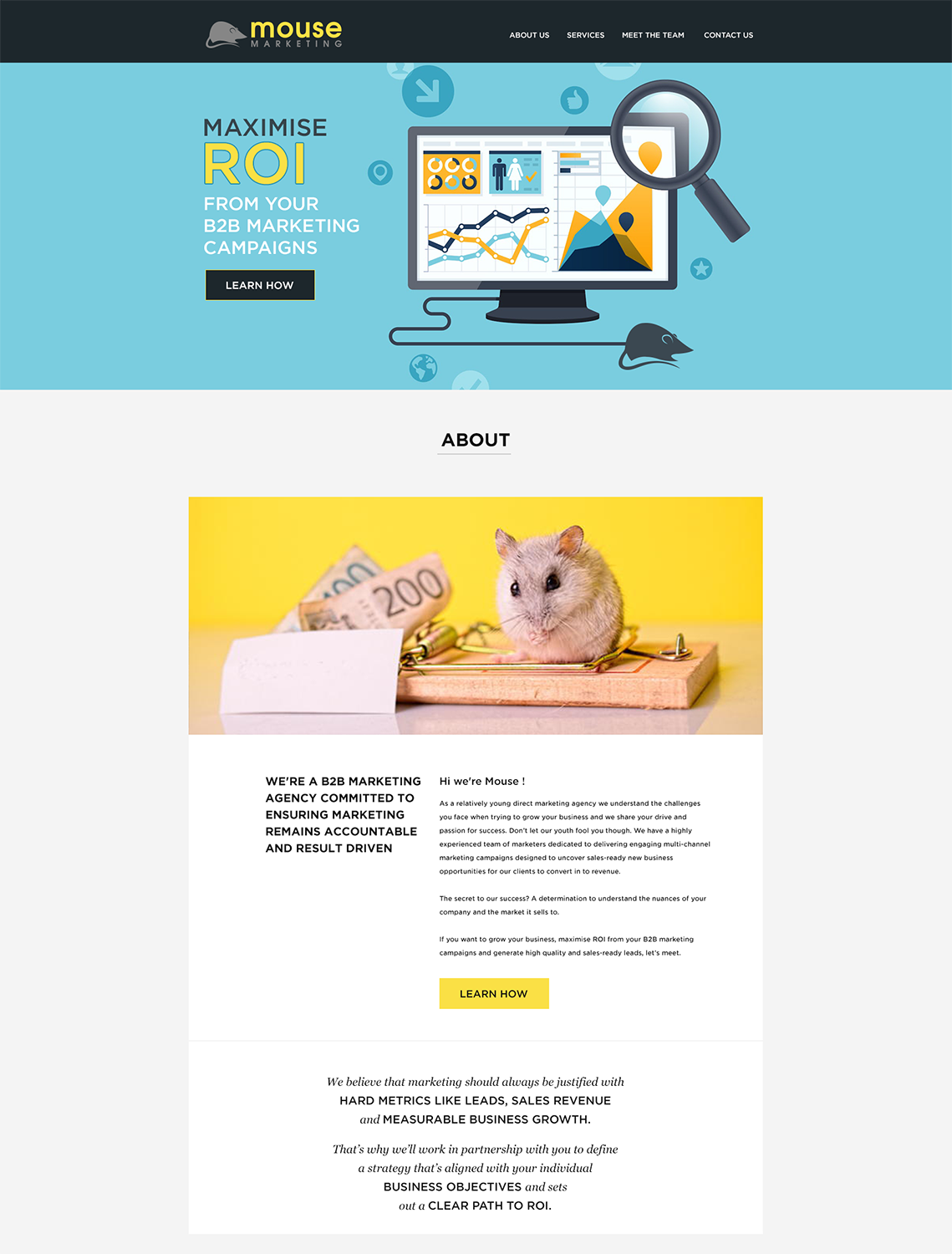 Web Design by yadunath for Mouse Marketing | Design #12000381