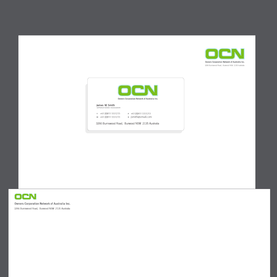 Design de Papeterie par gvb design communications pour Owners Corporation Network of Australia Inc | Design #28073