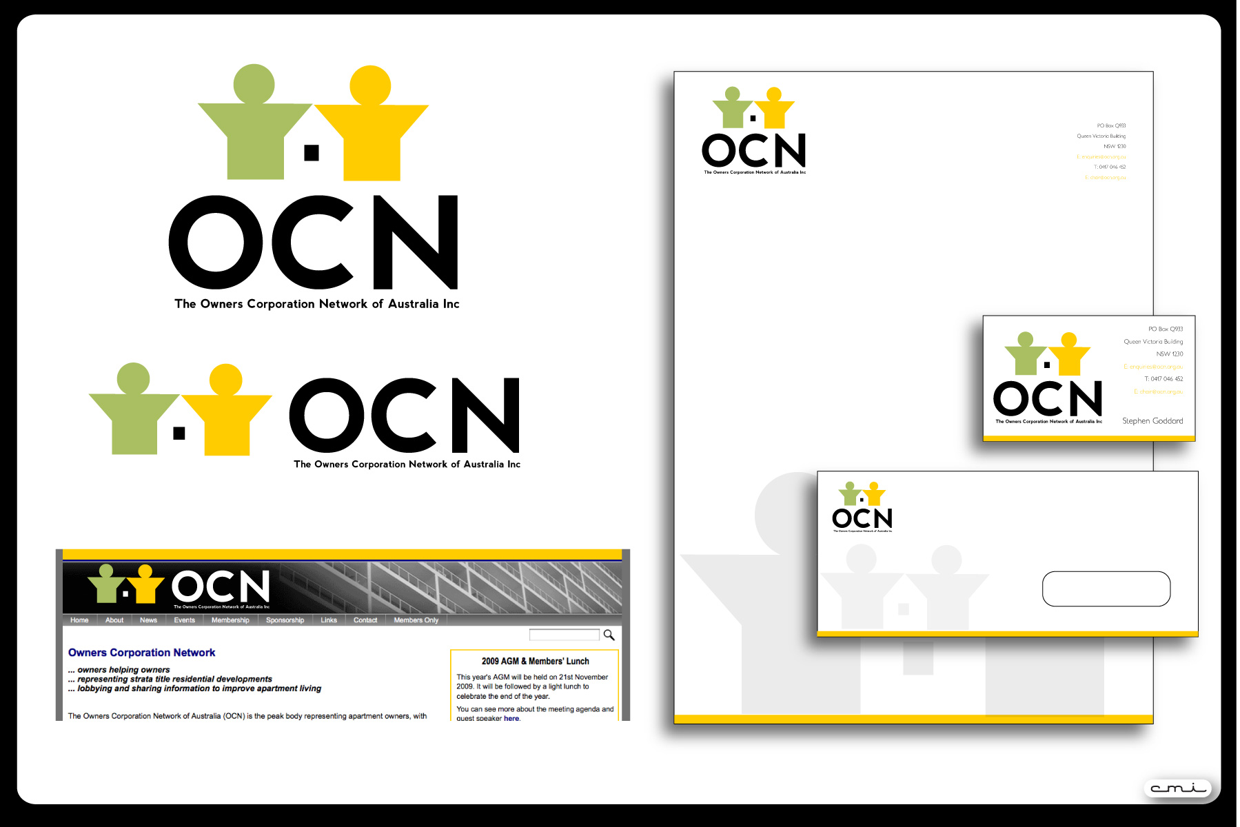 Stationery Design by WAkland for Owners Corporation Network of Australia Inc | Design #26868