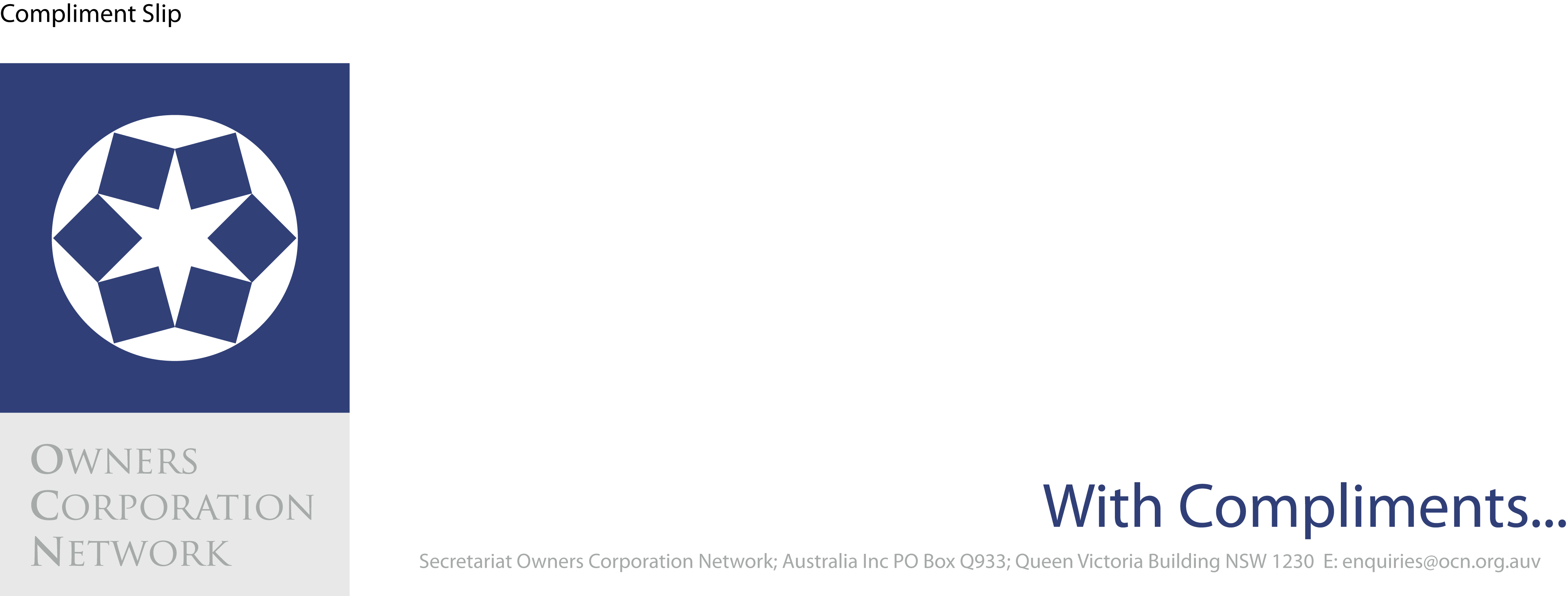 Stationery Design by Milos Grujic for Owners Corporation Network of Australia Inc | Design #27951