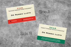 Diseño de Tarjeta de Presentación por iLexter para DEAR - Disability Education Awareness Rehabilitation | Diseño: #2414844