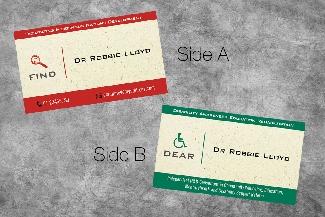 Business Card Design by iLexter for DEAR - Disability Education Awareness Rehabilitation | Design #2415004