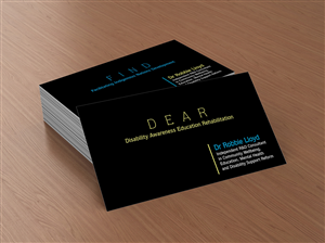 Diseño de Tarjeta de Presentación por Tantra Art para DEAR - Disability Education Awareness Rehabilitation | Diseño: #2421281