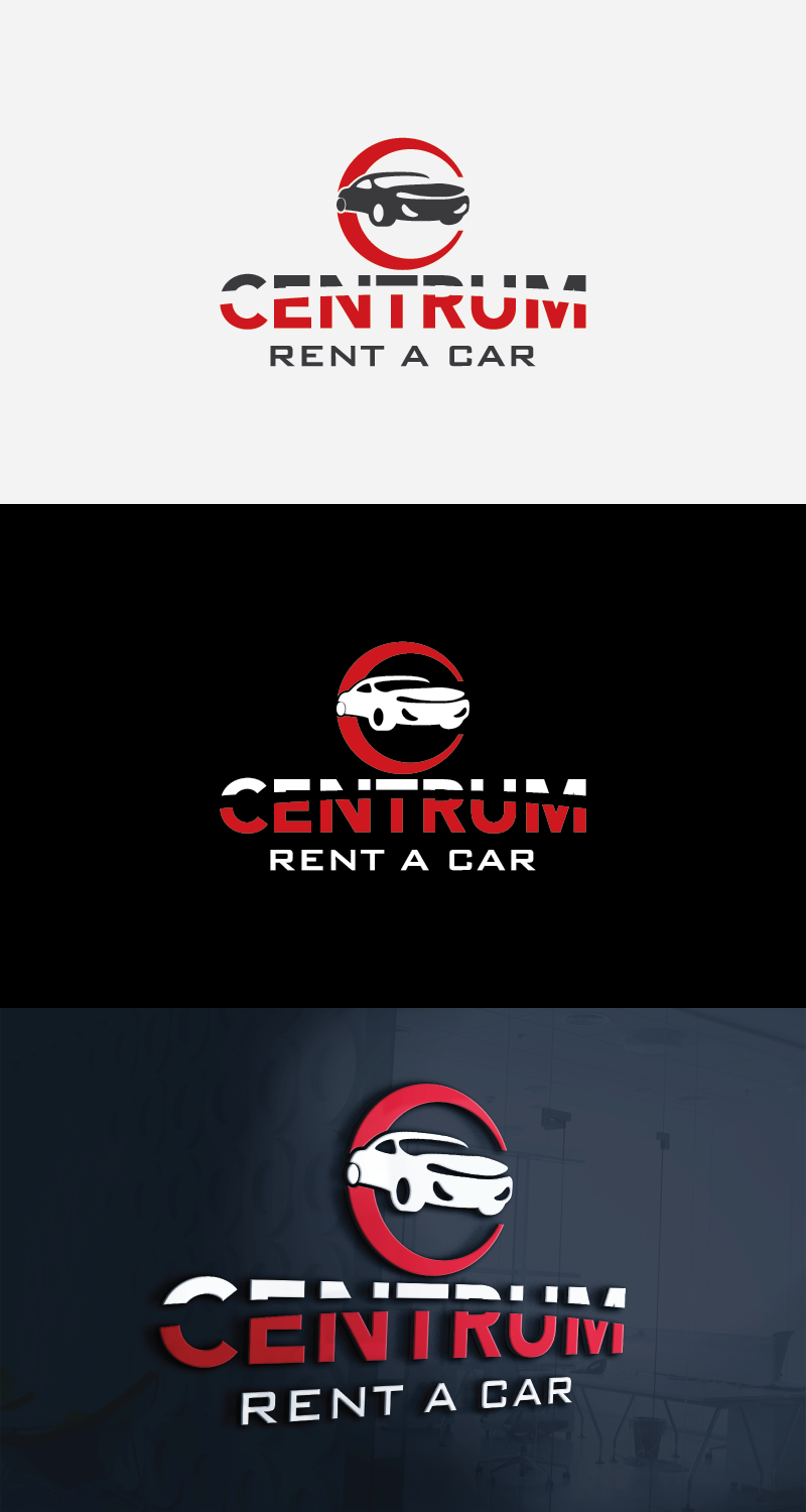 Logo Design by eko07 for Centrum Rent a Car | Design #11984788