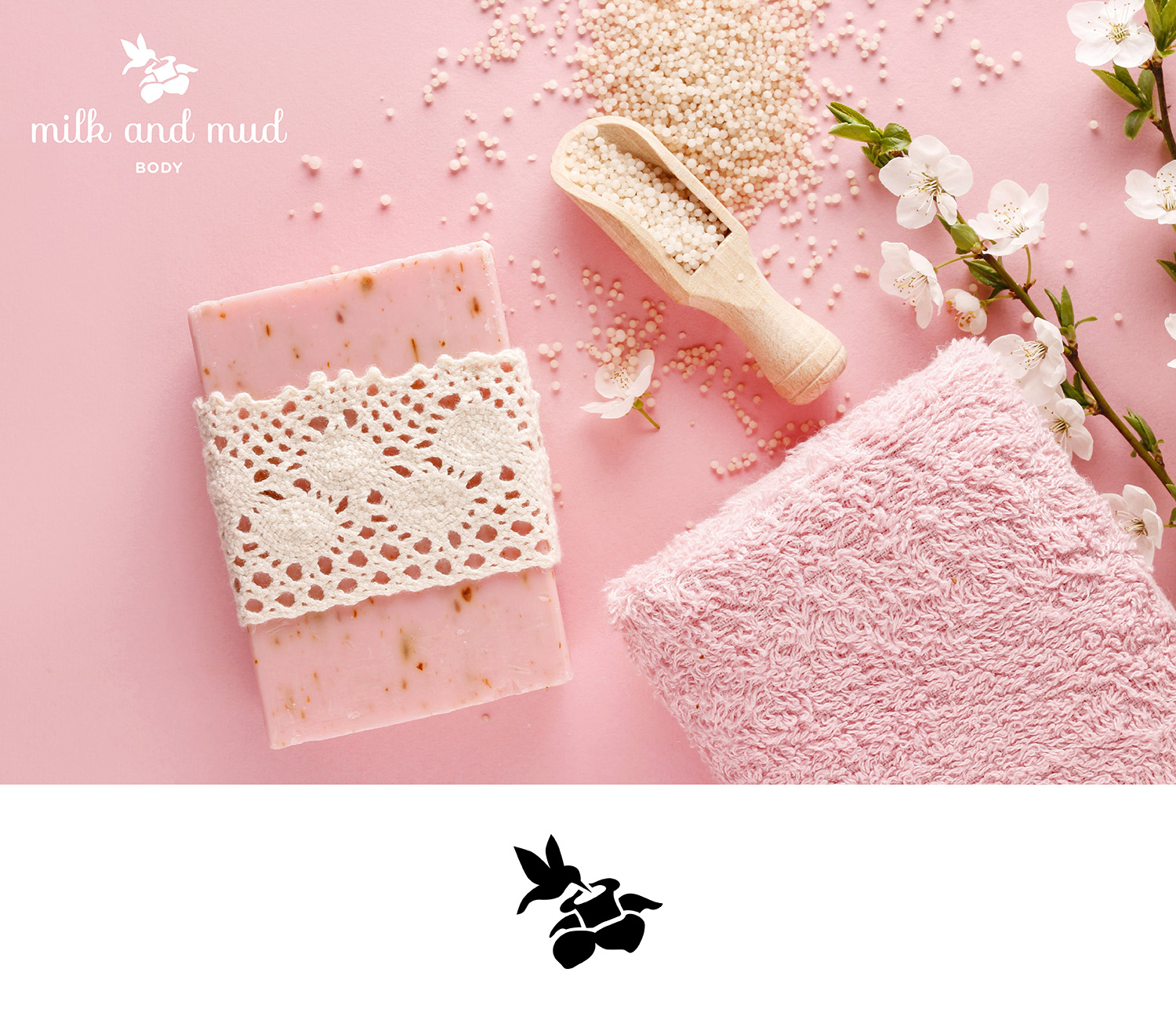 Logo Design by RoundYellow for Milk and Mud Body | Design #12107905