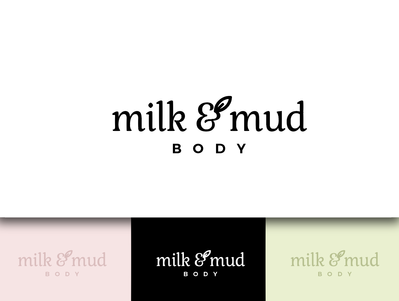 Logo Design by wonderland for Milk and Mud Body | Design #12052289