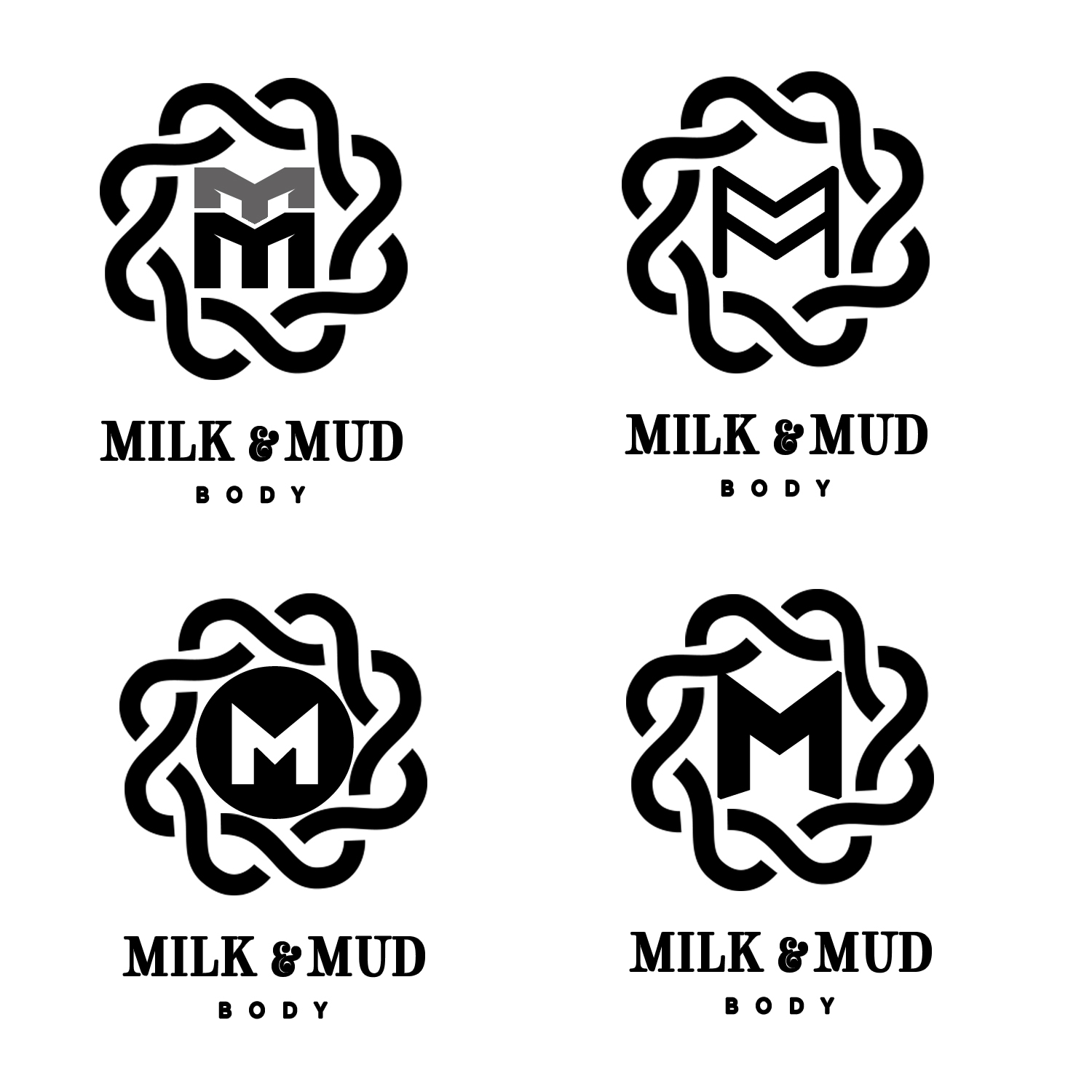 Logo Design by DesignDomina for Milk and Mud Body | Design #12034260