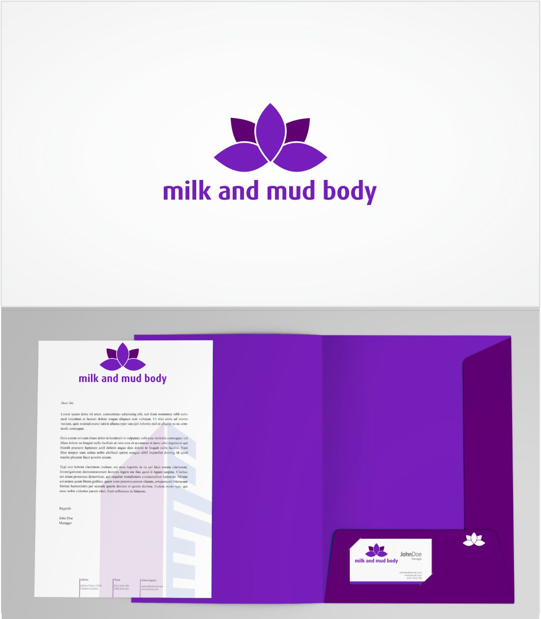 Logo Design by Paulsein for Milk and Mud Body | Design #12025825