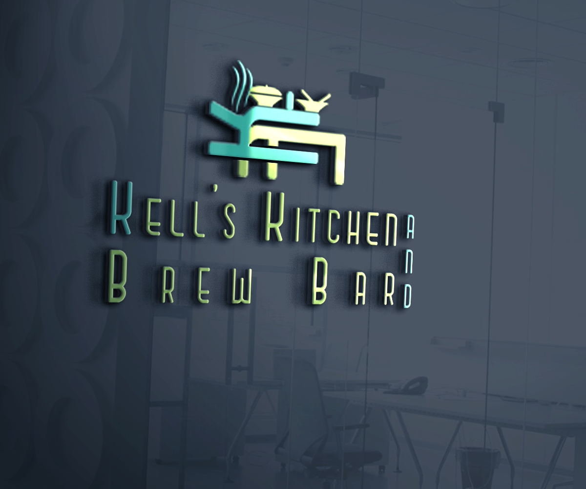 Diseño de Logo por LJ Creation para Kell's Kitchen and Brew Bar | Diseño #11995872