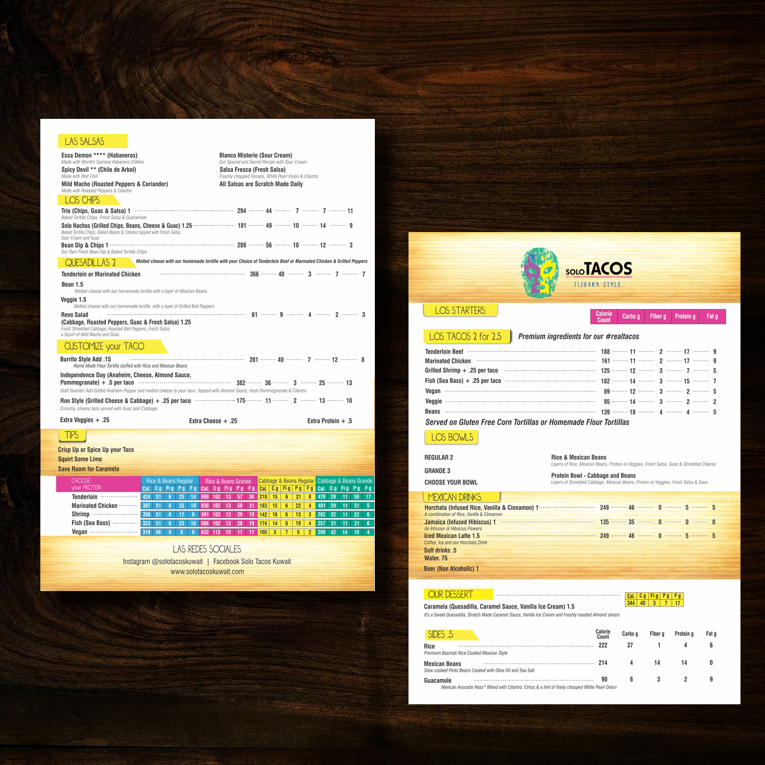 Menu Design by uk for Solo Tacos Tijuana Style | Design #12105394