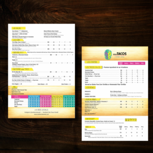 Menu Design by uk for Solo Tacos Tijuana Style | Design: #12105394